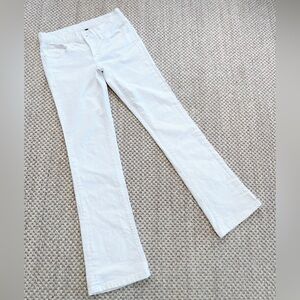 Ralph Lauren 867 White Low Rise Bootcut Jeans Women’s 27